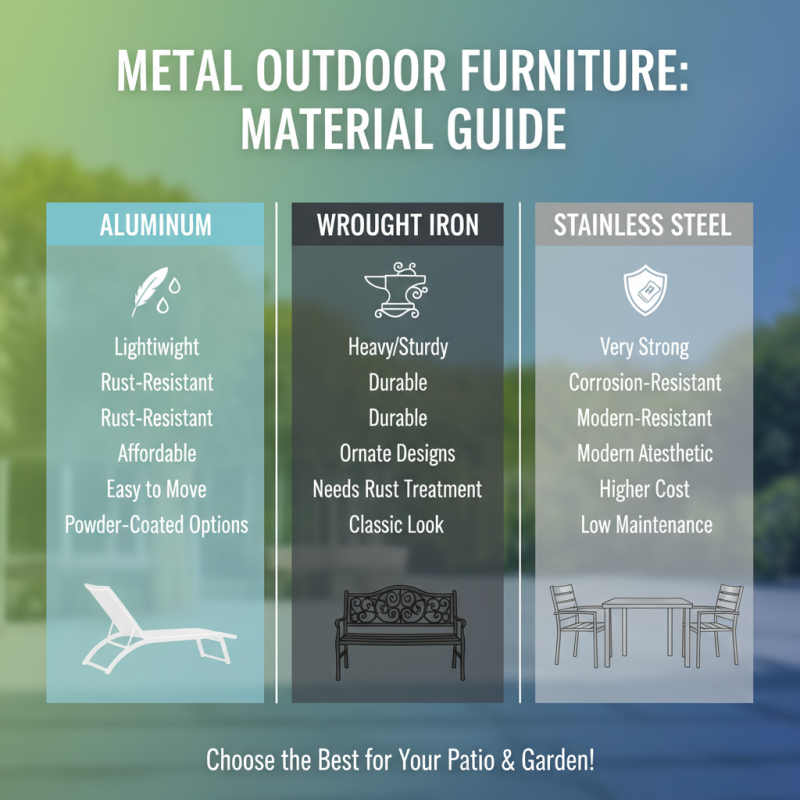 How to Choose the Best Metal Outdoor Furniture for Your Patio or Garden