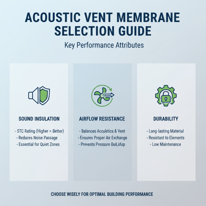 How to Choose the Right Acoustic Vent Membrane for Your Building Needs