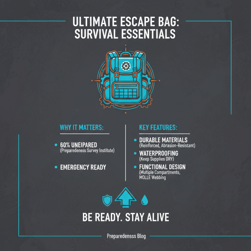 The Best 10 Escape Bags You Need for Ultimate Preparedness and Survival