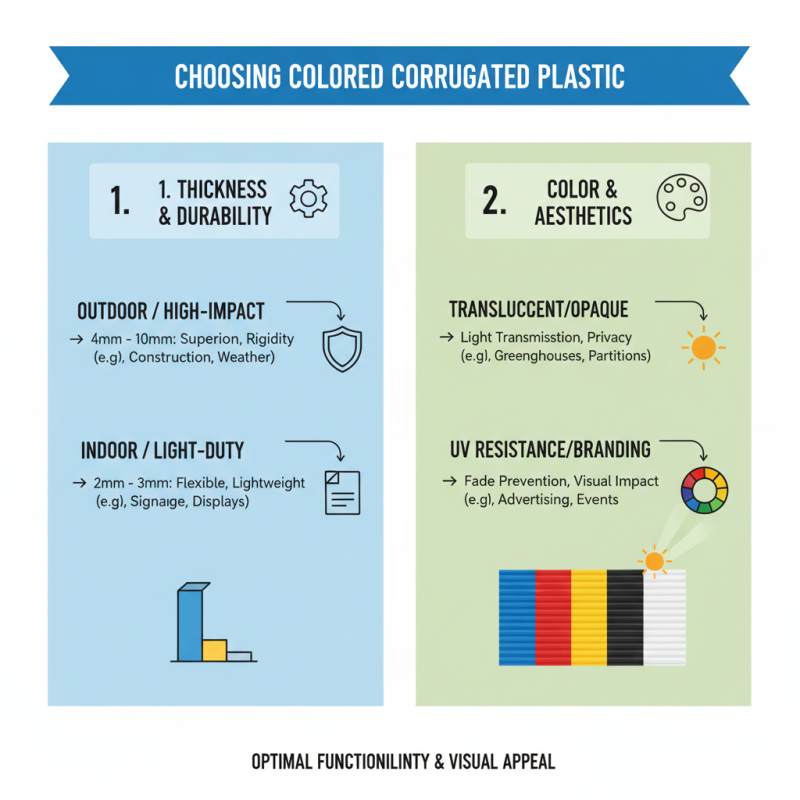 How to Choose the Right Colored Corrugated Plastic for Your Project