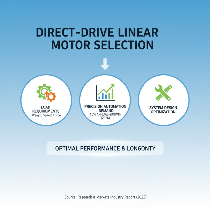 How to Choose the Right Direct Drive Linear Motor for Your Application