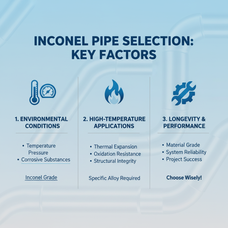 How to Choose the Right Inconel Pipe for Your Project Needs