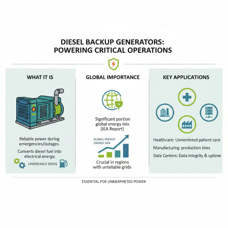 What is a Diesel Backup Generator and How Does It Work for Emergency Power