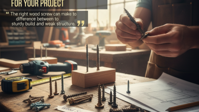 What is a Wood Screw and How to Choose the Right One for Your Project