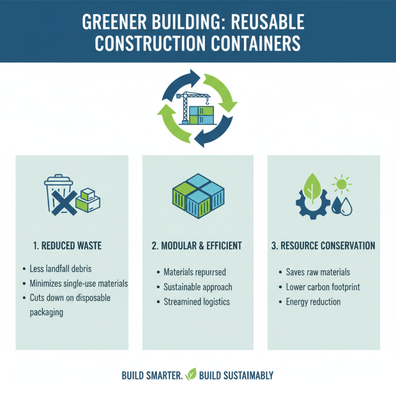 Top Benefits of Using Construction Containers for Your Building Projects