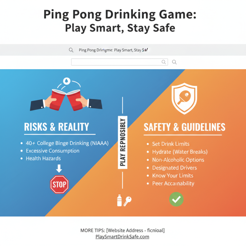 Why the Ping Pong Drinking Game is the Ultimate Party Experience