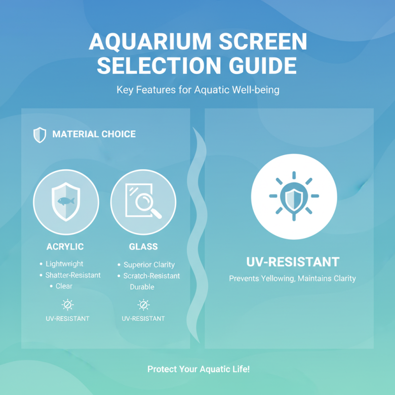 How to Choose the Best Transparent Fish Tank Screen for Your Aquarium Needs