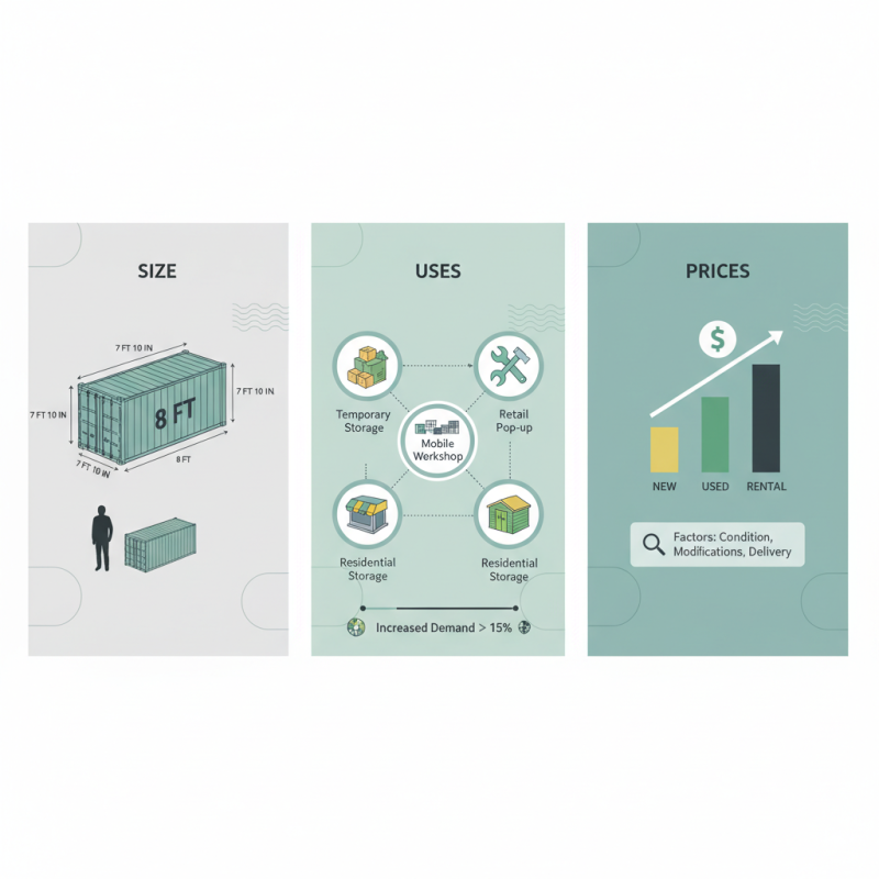 Everything You Need to Know About 8ft Shipping Containers: Size, Uses, and Prices