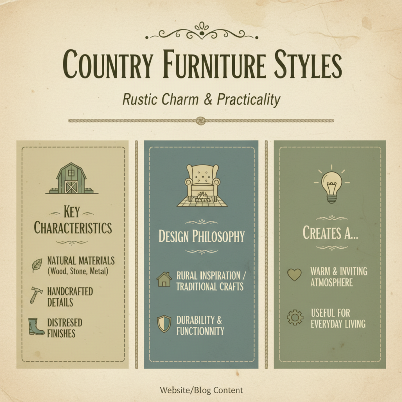 Top 10 Country Furniture Styles to Enhance Your Home Decor