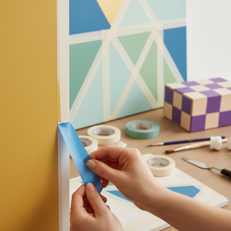How to Use Masking Tape for Perfect Painting and Craft Projects