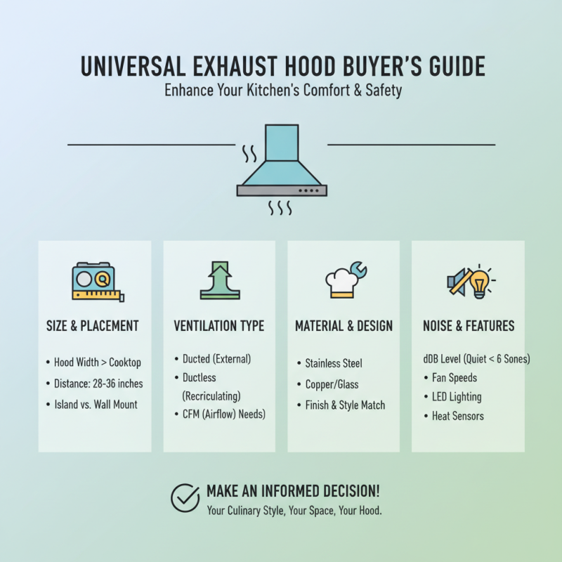 How to Choose the Right Universal Exhaust Hood for Your Kitchen Needs