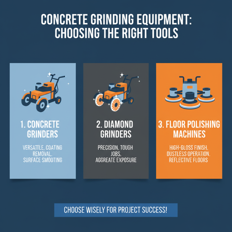 How to Choose the Right Concrete Grinding Equipment for Your Project