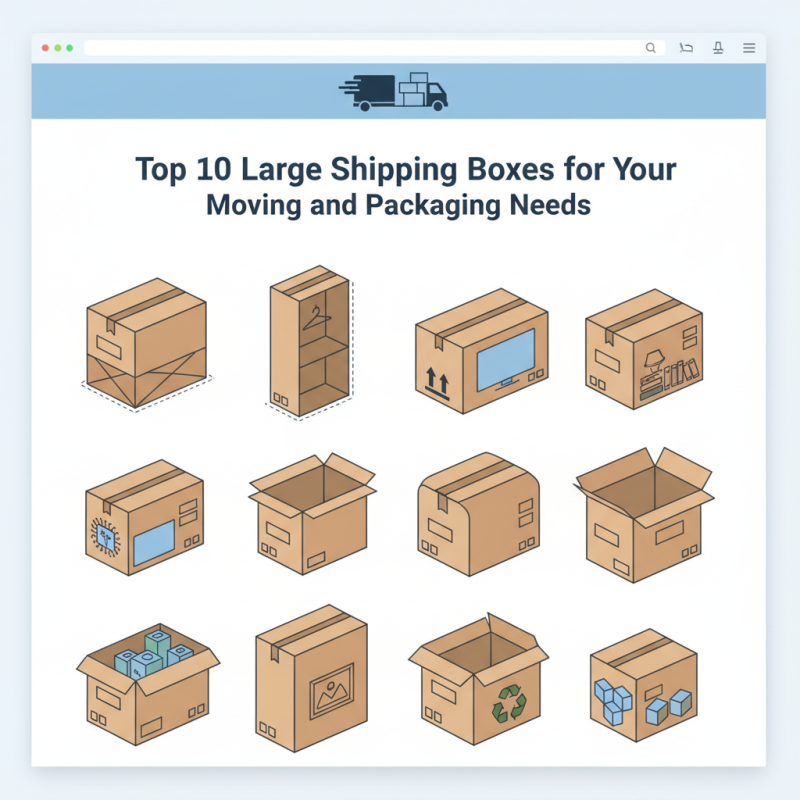Top 10 Large Shipping Boxes for Your Moving and Packaging Needs