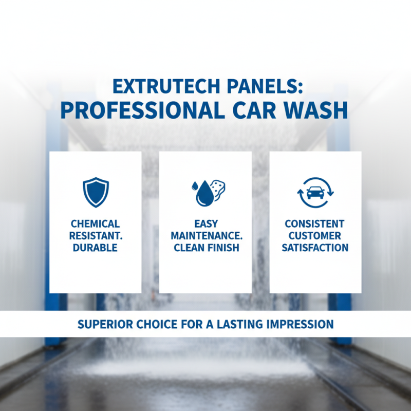 Best Extrutech Car Wash Panels for a Professional Wash Experience