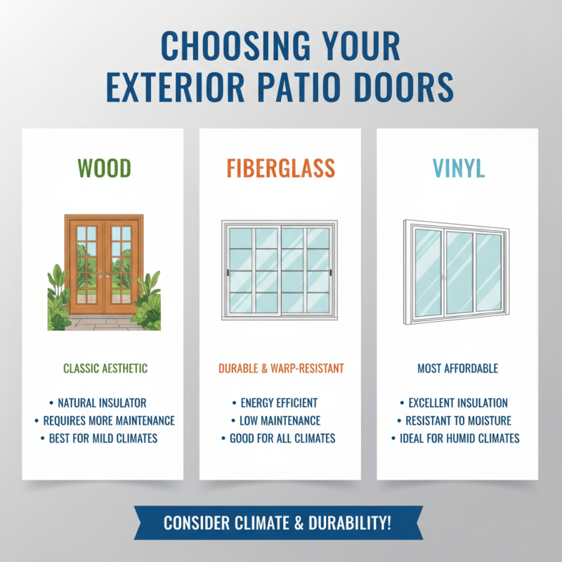 2025 How to Choose the Best Exterior Patio Doors for Your Home