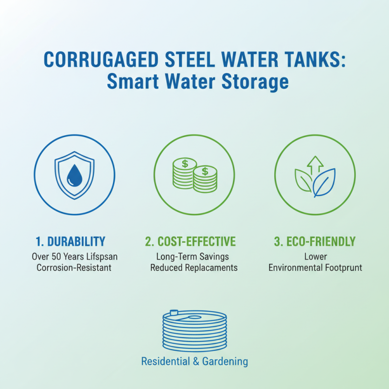 Top Benefits of Corrugated Steel Water Tanks for Your Home and Garden