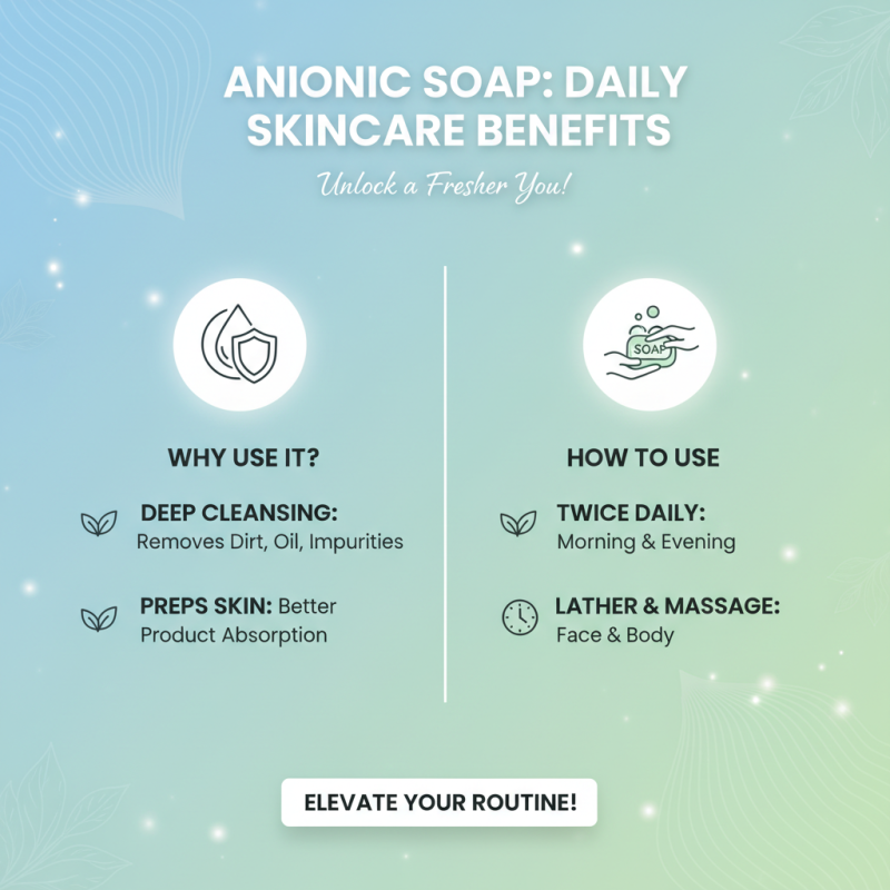 Top Benefits of Anionic Soap: Why It's Essential for Your Skincare Routine