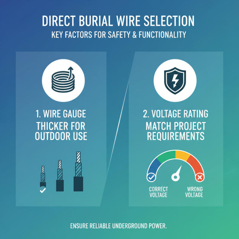 How to Choose the Right Direct Burial Wire for Your Electrical Projects
