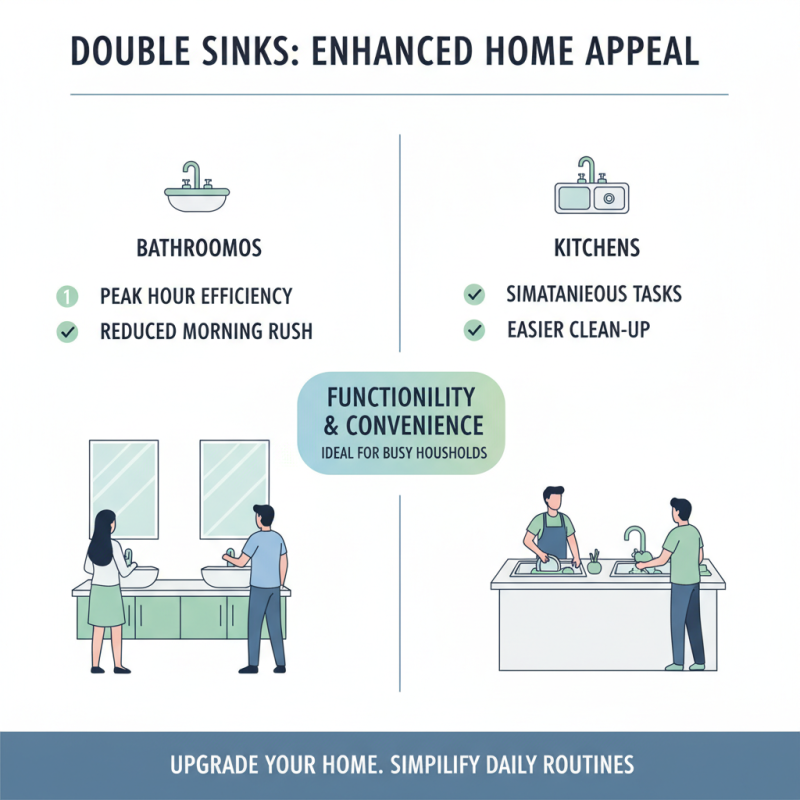 Why Choose a Double Sink for Your Bathroom or Kitchen Renovation