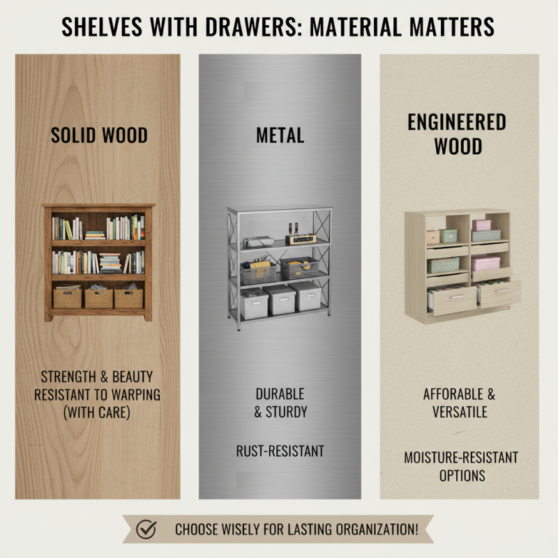 How to Choose the Best Shelves with Drawers for Your Home Organization