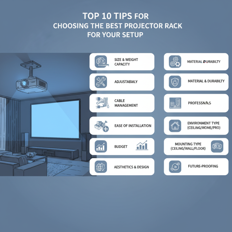 Top 10 Tips for Choosing the Best Projector Rack for Your Setup