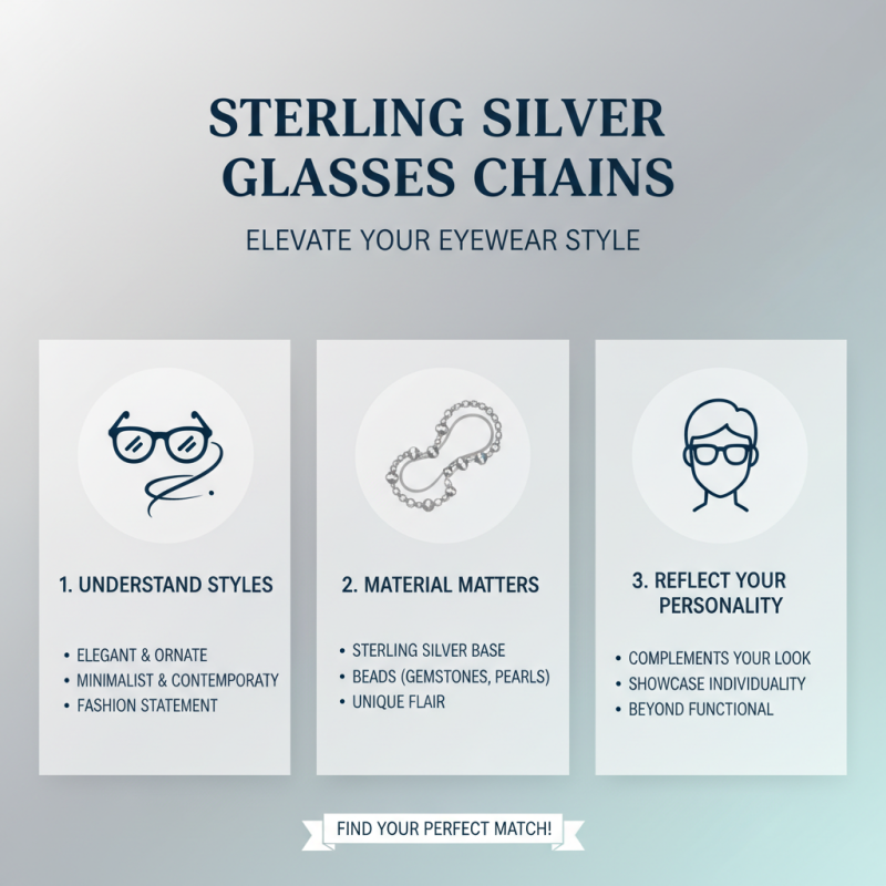 How to Choose the Perfect Sterling Silver Glasses Chain for Your Style