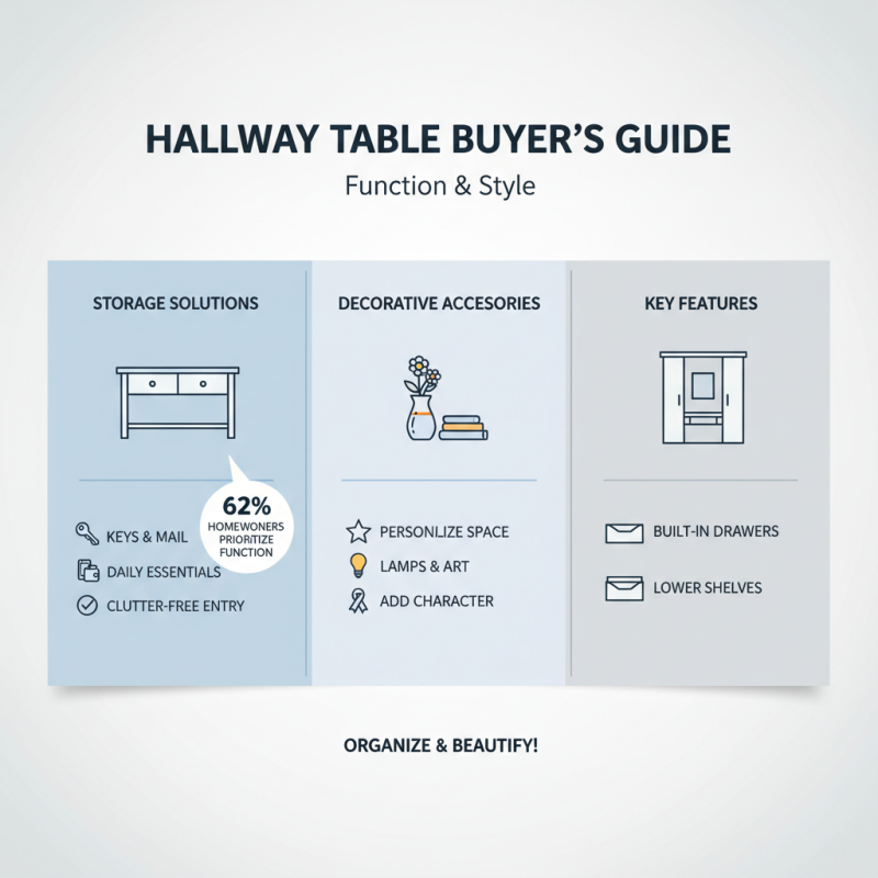 How to Choose the Perfect Hallway Table for Your Home Decor