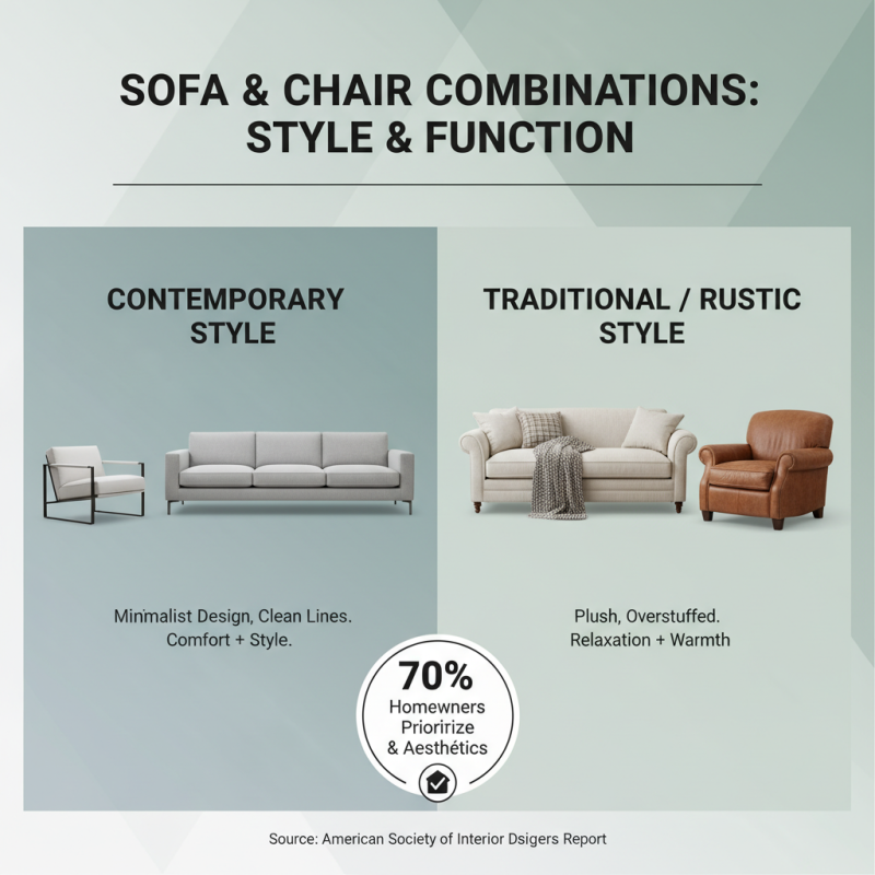 What is the Best Sofa and Chair Combination for Your Living Room Style