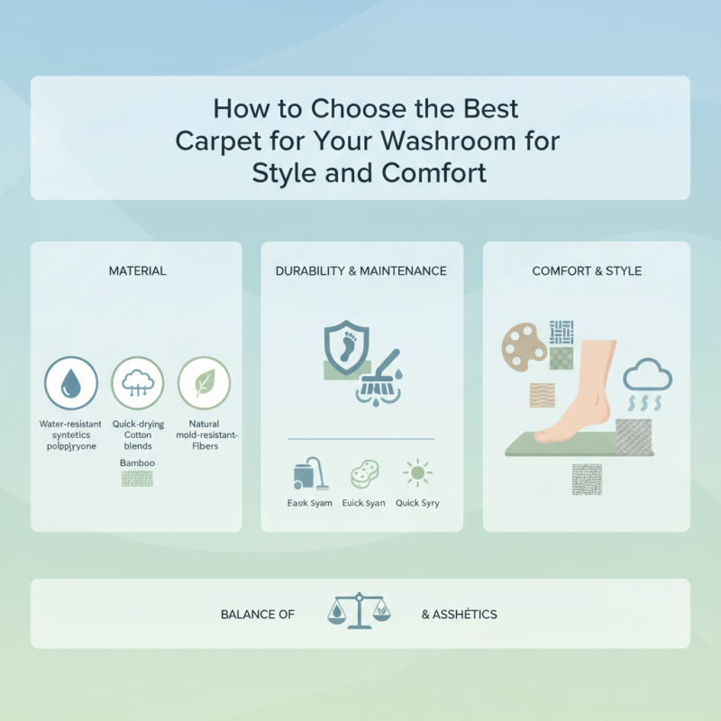 How to Choose the Best Carpet for Your Washroom for Style and Comfort