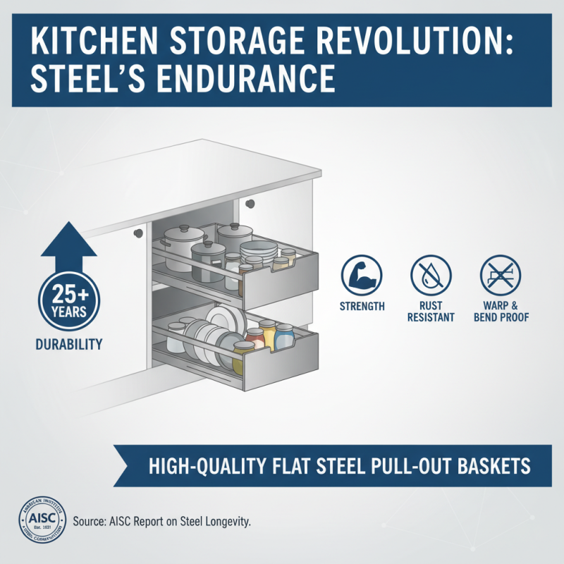 Why You Should Choose High Quality Kitchen Flat Steel Pull Out Baskets for Storage