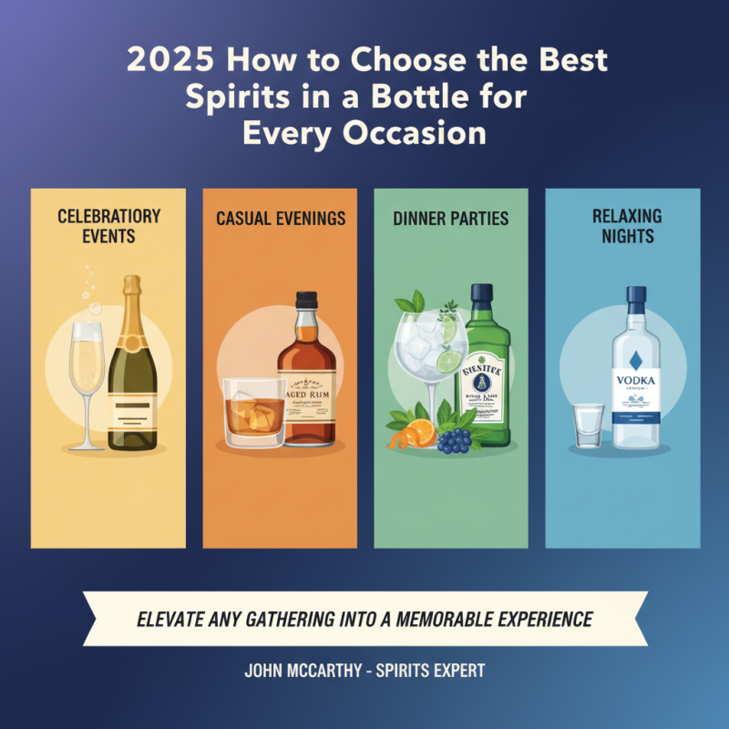 2025 How to Choose the Best Spirits in a Bottle for Every Occasion