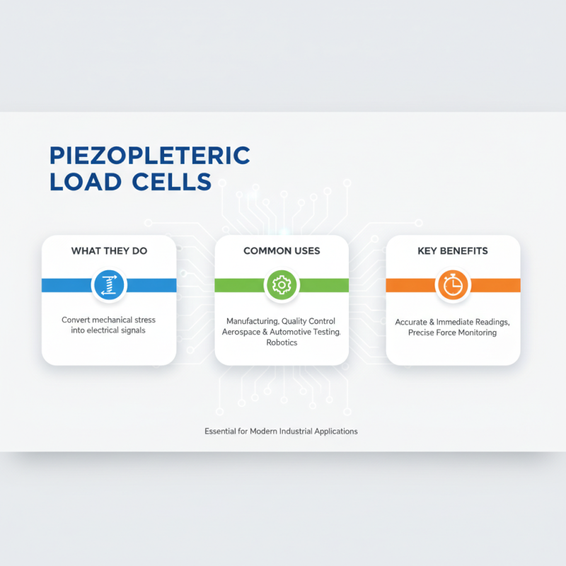 Understanding How Piezoelectric Load Cells Work in Various Applications