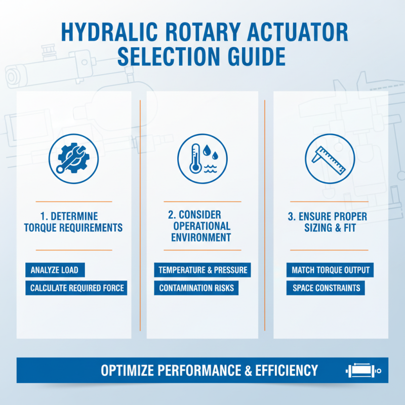 2025 Guide: How to Choose the Right Hydraulic Rotary Actuator for Your Needs