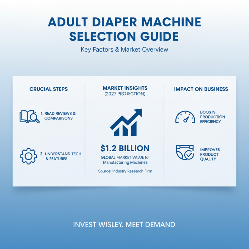 How to Choose the Best Adult Diaper Machine for Your Needs