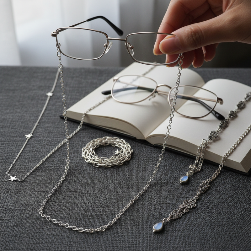 How to Choose the Perfect Sterling Silver Glasses Chain for Your Style