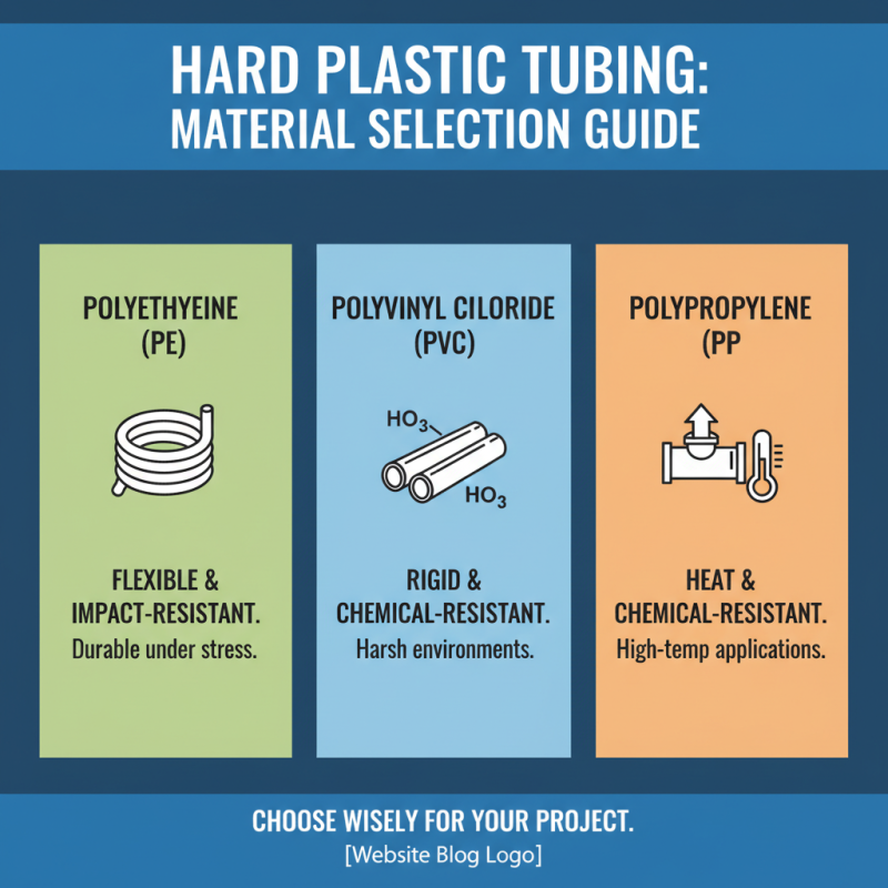 How to Choose the Right Hard Plastic Tubing for Your Project Needs