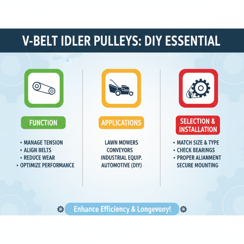 Top 10 V Belt Idler Pulley Options for Your DIY Projects and Repairs