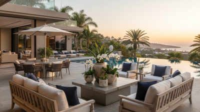 How to Choose High End Outdoor Furniture for Your Luxury Space