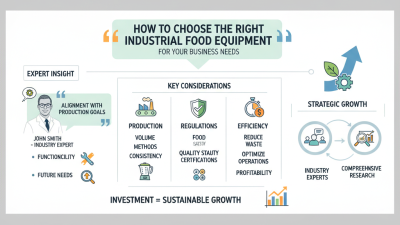 How to Choose the Right Industrial Food Equipment for Your Business Needs
