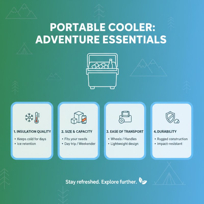 Why You Need a Portable Cooler for Your Next Outdoor Adventure