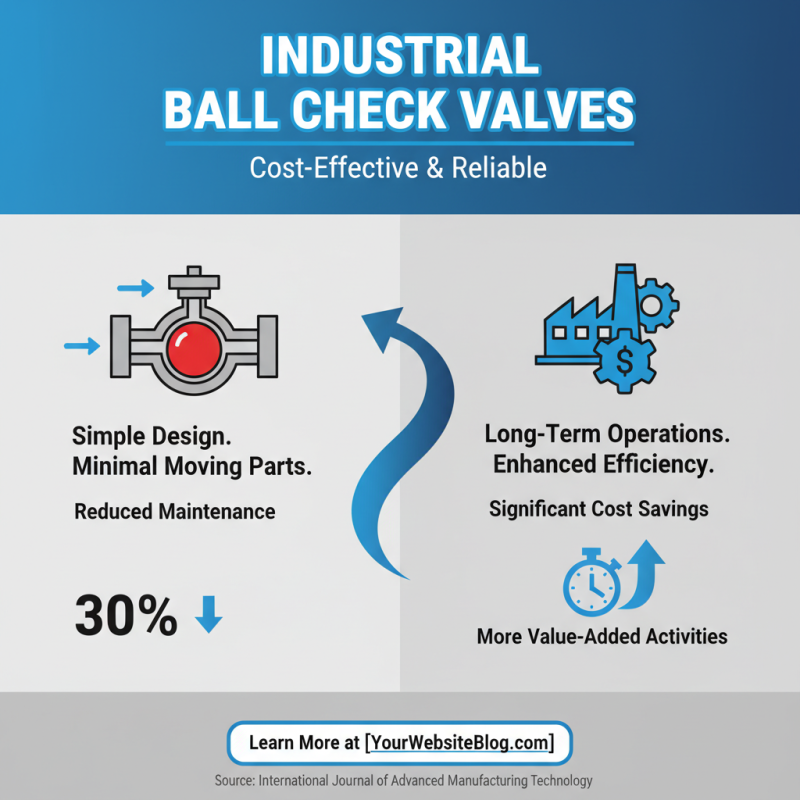 Top 10 Benefits of Using Ball Check Valves in Industrial Applications