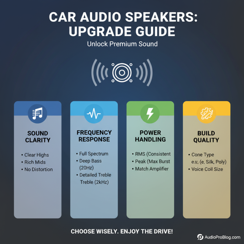 Top 10 Car Audio Speakers for Incredible Sound Quality and Performance