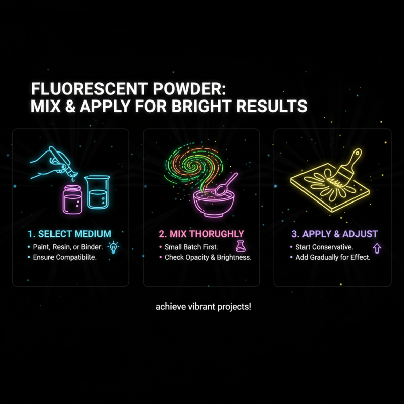 Top 10 Tips for Using Fluorescent Powder Effectively in Your Projects