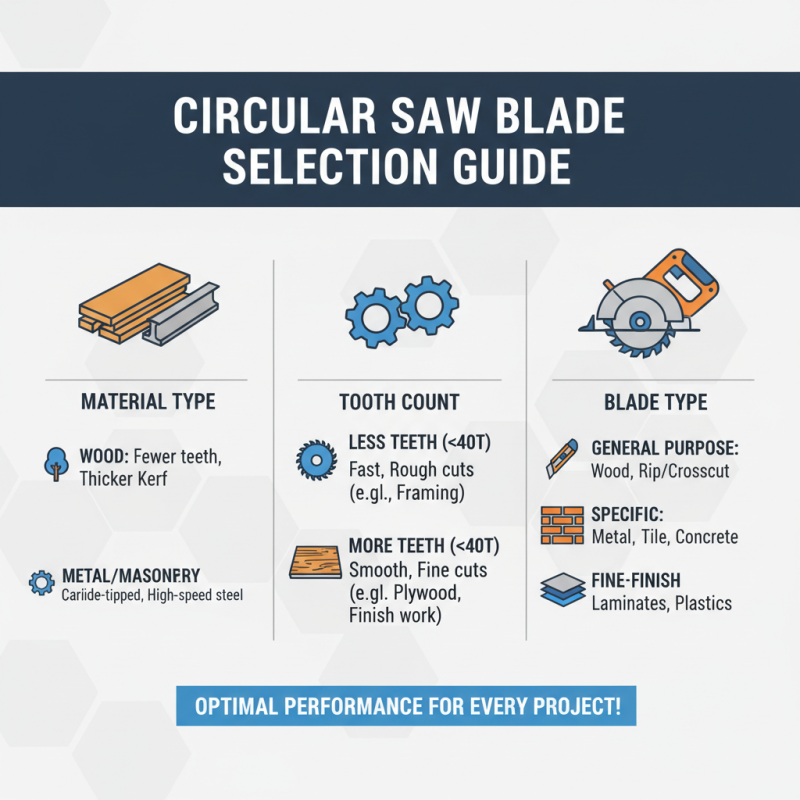 How to Choose the Right Circular Saw Blade for Your Cutting Projects