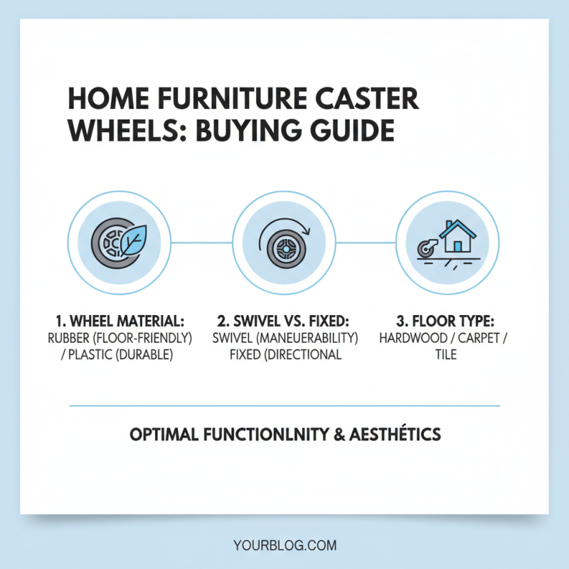 Why You Should Choose the Right Furniture Castor Wheels for Your Home