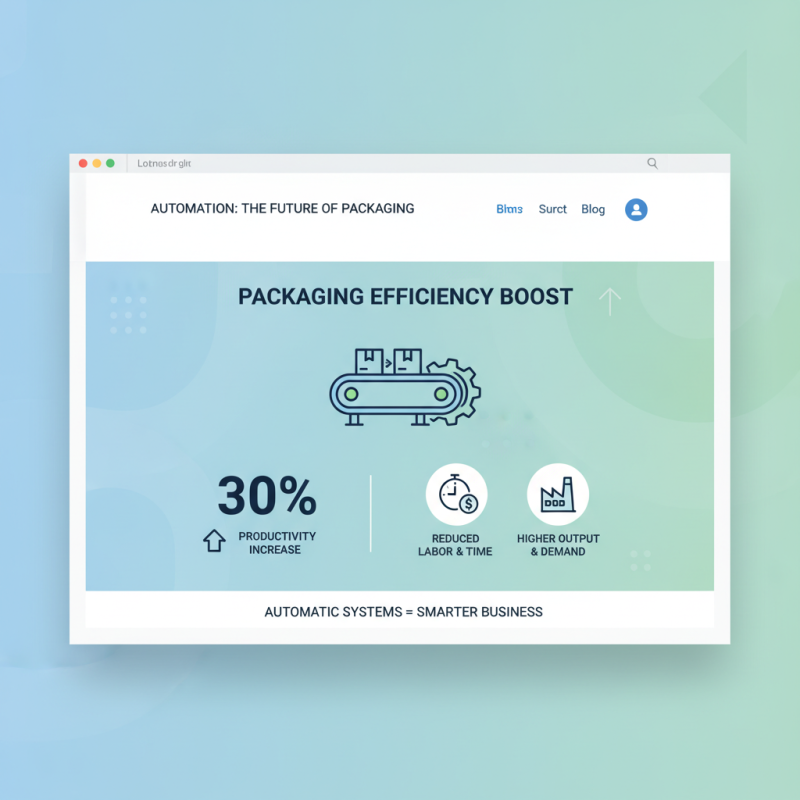 Top Benefits of Using an Automatic Packaging Machine for Your Business