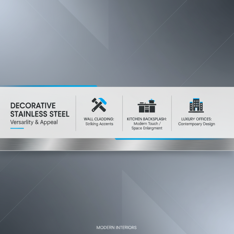 Как выбрать декоративный лист из нержавеющей стали для вашего интерьера