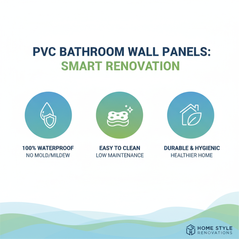 Top Benefits of Using PVC Bathroom Wall Panels for Your Home Renovation