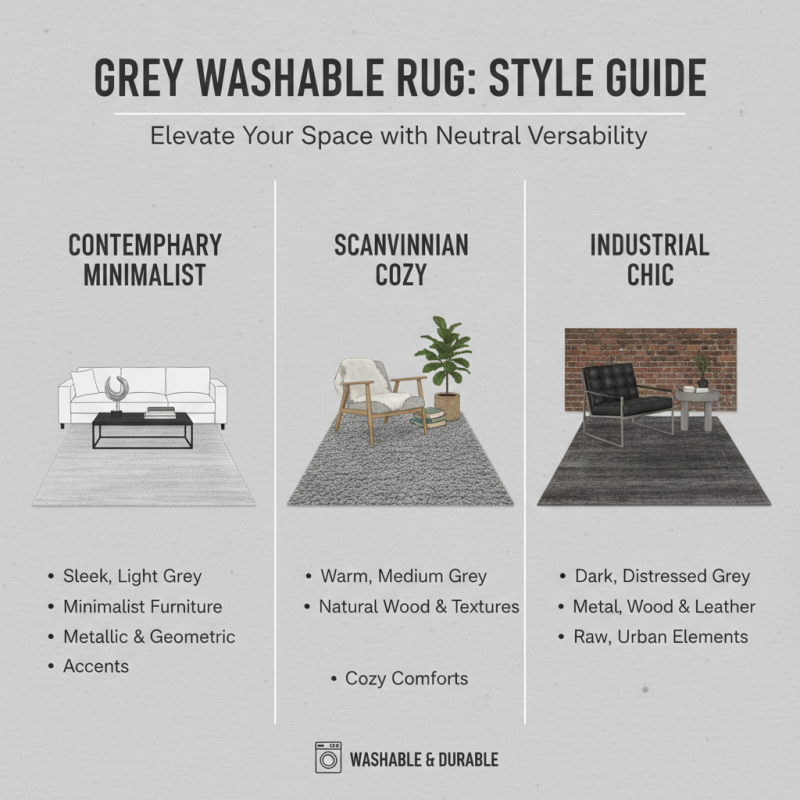 How to Choose the Best Grey Washable Rug for Your Home Decor