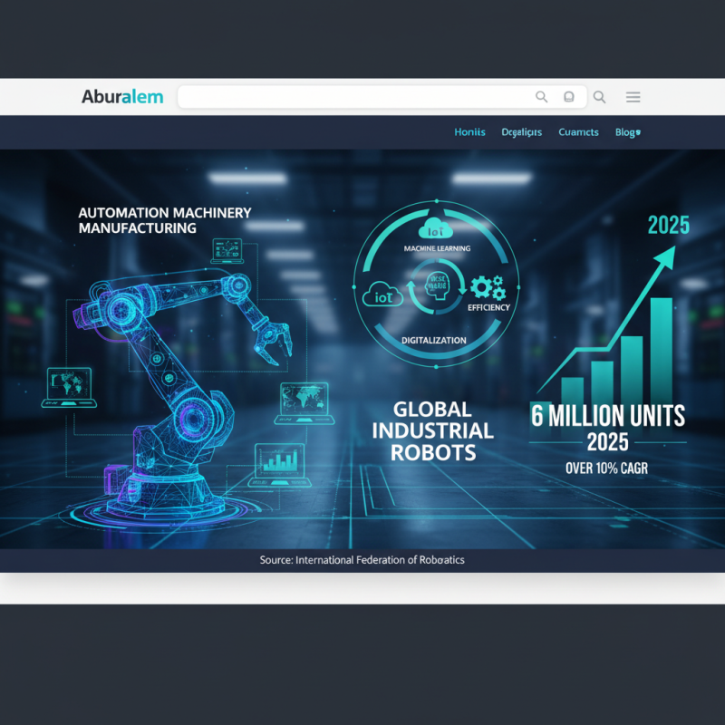 2025 Top Trends in Automation Machinery Manufacturing You Need to Know